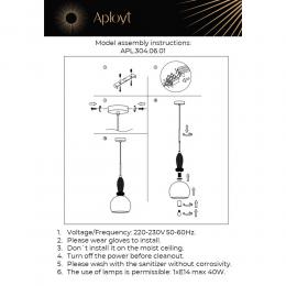 Подвесной светильник Aployt Kristel APL.304.06.01  - 2 купить