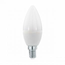 Лампа светодиодная диммируемая Eglo E14 5,5W 3000K матовая 11645  купить