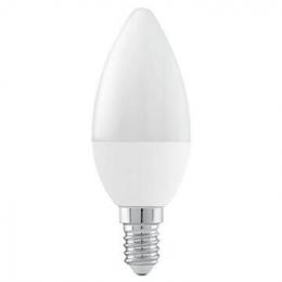Лампа светодиодная диммируемая Eglo E14 6W 4000K матовая 11582  купить