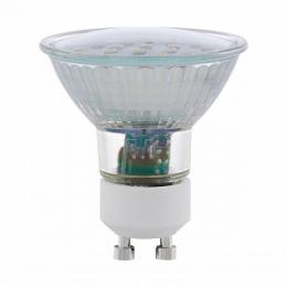 Лампа светодиодная Eglo GU10 5W 3000K прозрачная 11535  купить