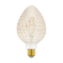 Лампа светодиодная филаментная диммируемая Eglo E27 2,5W 2200K янтарь 110119  купить