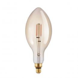 Лампа светодиодная филаментная диммируемая Eglo E27 4,5W 2200K янтарь 110106  купить