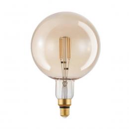 Лампа светодиодная филаментная диммируемая Eglo E27 4,5W 2200K янтарь 110108  купить