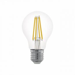 Изображение продукта Лампа светодиодная филаментная диммируемая Eglo E27 6W 2700К прозрачная 11701 