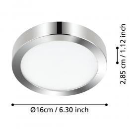 Изображение продукта Потолочный светодиодный светильник Eglo FUEVA 5 900639 