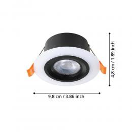 Встраиваемый светодиодный светильник Eglo Calonge (3 шт) 900915  - 2 купить