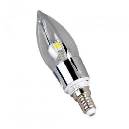 Изображение продукта Лампа светодиодная Elvan E14 5W 3000K прозрачная E14-5W-3000K-Q100B-SL 