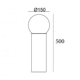 Уличный светильник Escada 30001G/01  - 2 купить