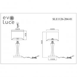 Настольная лампа Evoluce Cassia SLE1126-204-01  - 2 купить