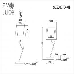 Настольная лампа Evoluce Denice SLE300104-01  - 2 купить