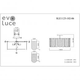 Потолочная люстра Evoluce Erzo SLE1125-102-06  купить