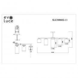 Потолочная люстра Evoluce Essenza SLE300602-11  - 2 купить