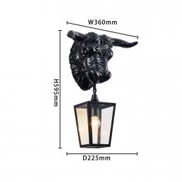 Изображение продукта Уличный настенный светильник Favourite Bison 4001-1W 