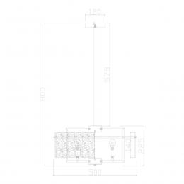 Подвесная люстра Freya Basilica FR5166PL-06BS  - 2 купить