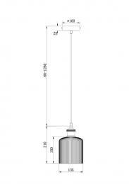 Подвесной светильник Freya Delta FR9005PL-01GB  - 2 купить