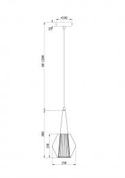 Подвесной светильник Freya Lente FR8008PL-01GB  - 2 купить