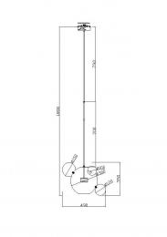 Подвесной светодиодный светильник Freya Amoris FR5128PL-L10BS1  - 2 купить
