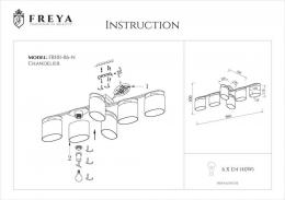 Потолочная люстра Freya Bice FR5101-CL-06-CN  - 5 купить