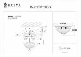 Потолочный светильник Freya Planum FR2913-CL-02-BZ  - 2 купить