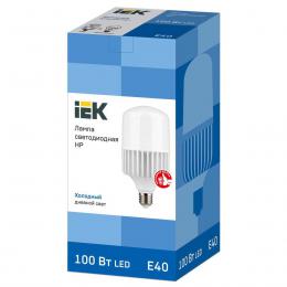 Лампа светодиодная сверхмощная IEK E40 100W 6500K матовая LLE-HP-100-230-65-E40  купить