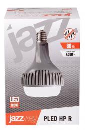 Лампа cветодиодная сверхмощная Jazzway E40 80W 4000K матовая 5005747  купить