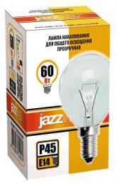 Лампа накаливания Jazzway E14 60W 2700K прозрачная 3320270  купить