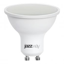 Лампа светодиодная диммируемая Jazzway GU10 8W 3000K матовая 5035898  купить