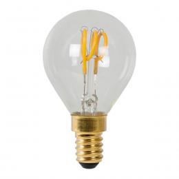 Лампа светодиодная диммируемая Lucide E14 3W 2700K прозрачная 49046/03/60  купить