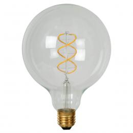 Лампа светодиодная диммируемая Lucide E27 5W 2700K прозрачная 49033/05/60  купить