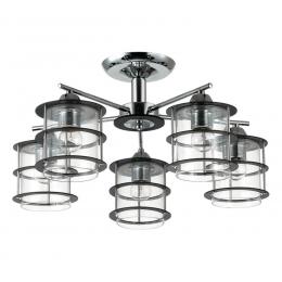 Lumion 3504/5C COUNTY LN18 221 хром Люстра потолочная E27 5*60W 220V ROTONDUM 