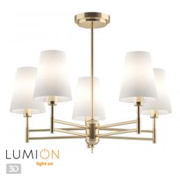 Lumion 4436/5C NEOCLASSI LN20 191 золотой, белый Люстра потолочная E14 5*40W 220V DORIS  - 4 купить