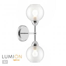 Lumion 4438/2W MODERNI LN20 000 хром, стекло Бра E14 2*40W 220V EVERLY  - 3 купить