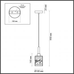 Lumion 4491/1 COUNTY LN20 220 белый, дерево Подвес E27 60W 220V BONNIE  - 2 купить