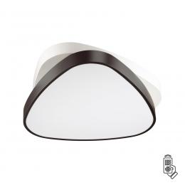 Lumion 4510/72CL LEDIO LN20 095 белый, черный Люстра потолочная диммир. с ДУ LED 72W 3000-6000К 6120Лм 220V AGATHA 