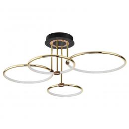Lumion 5283/96CL LEDIO LN23 071 золотой, коричневый Люстра потолочная LED 96W 3000-6000K 4546Лм 220V URSULA 