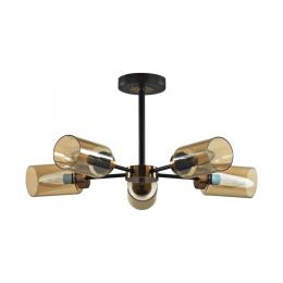 Lumion 5640/5C COMFI LN23 233 чёрный, бронза Люстра потолочная E14 4*40W 220V DALLIN 