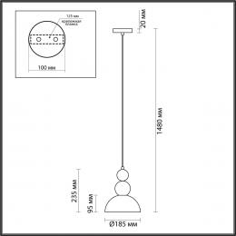 Изображение продукта Подвесной светильник Lumion Anfisa 5615/1 