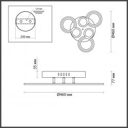 Потолочная светодиодная люстра Lumion Kelsey 5264/50CL  - 2 купить