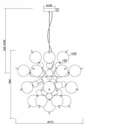 Подвесная люстра Maytoni Bolla MOD133PL-06BS  - 9 купить
