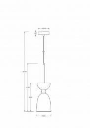 Подвесной светильник Maytoni Cloches MOD113PL-01W  - 2 купить