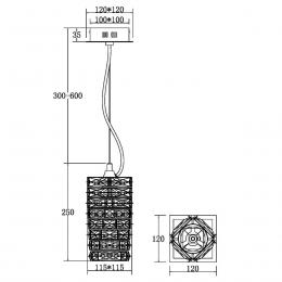 Подвесной светодиодный светильник Maytoni Coil MOD124PL-L3CH3K  - 2 купить