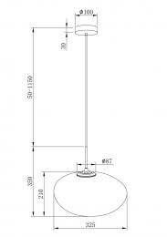 Подвесной светодиодный светильник Maytoni Roca MOD004PL-L5CE3K  - 2 купить