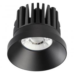 Novotech 357586 SPOT NT18 287 черный Встраиваемый светильник IP44 LED 3000K 10W 100-265V METIS  купить