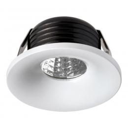 Novotech 357700 SPOT NT18 293 белый Встраиваемый светильник IP20 LED 3000K 3W 160-265V DOT  - 1 купить