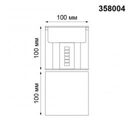 Novotech 358004 STREET NT19 388 темно-серый Ландшафтный светильник IP54 LED 3000К 2*3W 85-265V KAIMAS  - 2 купить