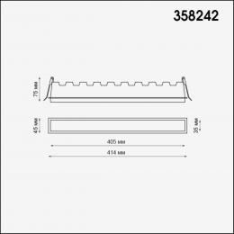 Novotech 358242 SPOT NT19 305 белый Встраиваемый светильник IP20 LED 30W 85-265V HIELO  - 2 купить