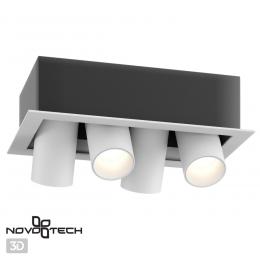 Novotech 358329 SPOT NT19 258 белый/черный Встраиваемый светильник IP20 LED 4000К 4*7W 220V IMAN  - 4 купить