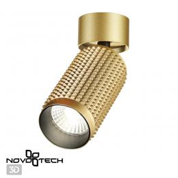 Novotech 358509 OVER NT21 229 золото Светильник накладной светодиодный IP20 LED 4000K 12W 220V MAIS LED  - 4 купить