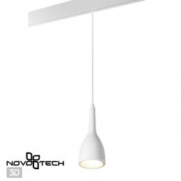 Novotech 358550 SHINO NT21 049 белый Трековый светильник для низков. шинопровода, длина провода 1м IP20 LED 4000K 12W 48V FLUM  - 5 купить