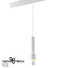 Novotech 358552 SHINO NT21 049 белый Трековый светильник для низков. шинопровода, длина провода 1м IP20 LED 4000K 12W 48V FLUM  - 4 купить